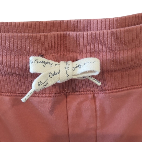 L.L. Bean pink sweatpants relaxed-fit wide-leg drawstring waist comfortable - Picture 5 of 7